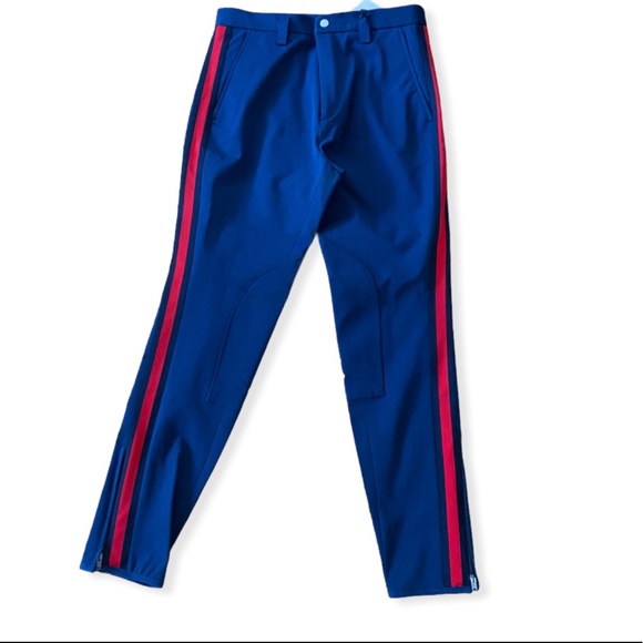 Gucci Other - GUCCI Bi-Stretch Trousers With Red Stripe